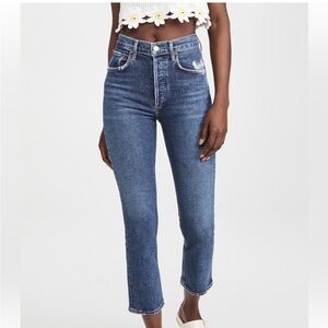 AGOLDE Riley High Rise Straight Crop Size 24